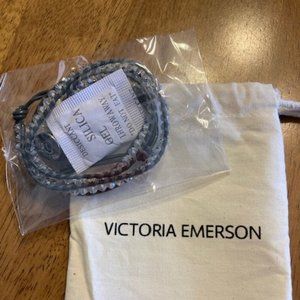 Victoria Emerson Charcoal Wrap Bracelet
